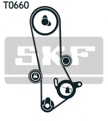 VKMA 91201 SKF Комплект ГРМ (ремінь + ролик)1